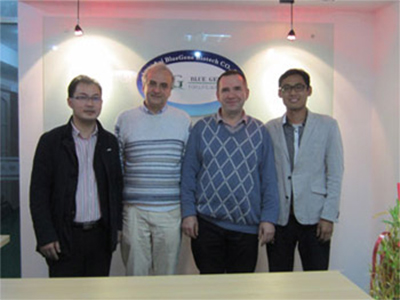 Warmly Welcome Project Leader Mr.titov From Russia To Bluegene