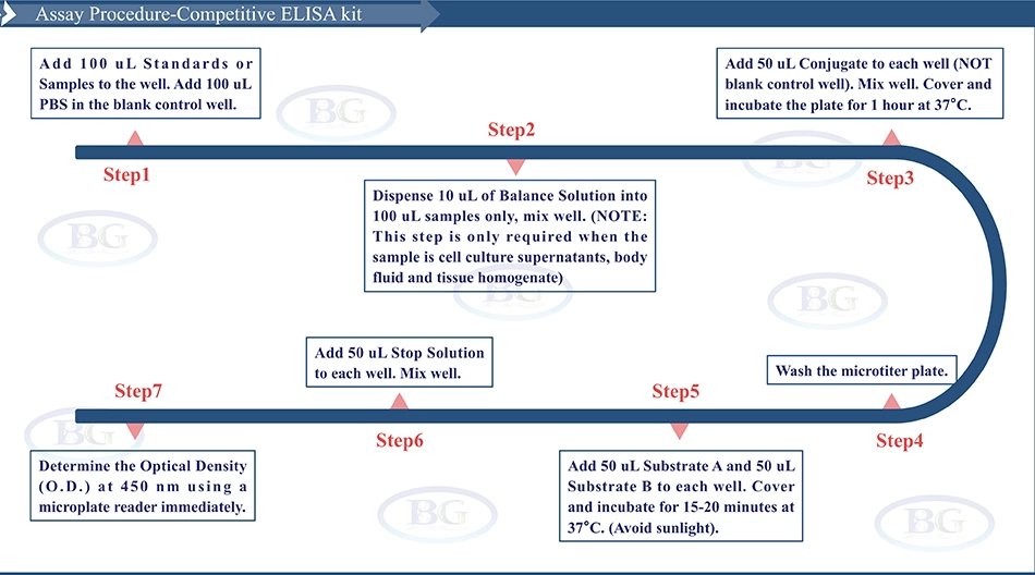 Summary of the Assay Procedure for Porcine Aggrecan ELISA kit