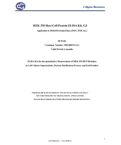 HH-H0019-3A1-48T HEK 293 HCP ELISA kit