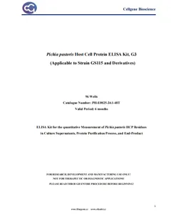 PH-E0025-3A1-48T PP HCP ELISA kit (For Strain GS115 and Derivatives)