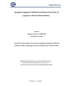 SF-H0025-3B1 Sf9 HCP ELISA Kit, G3